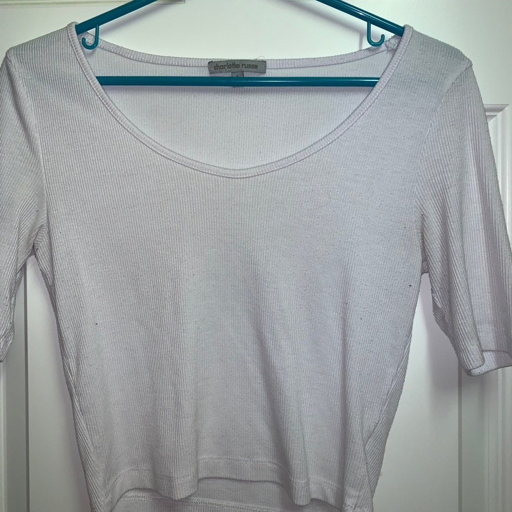 simple white top
